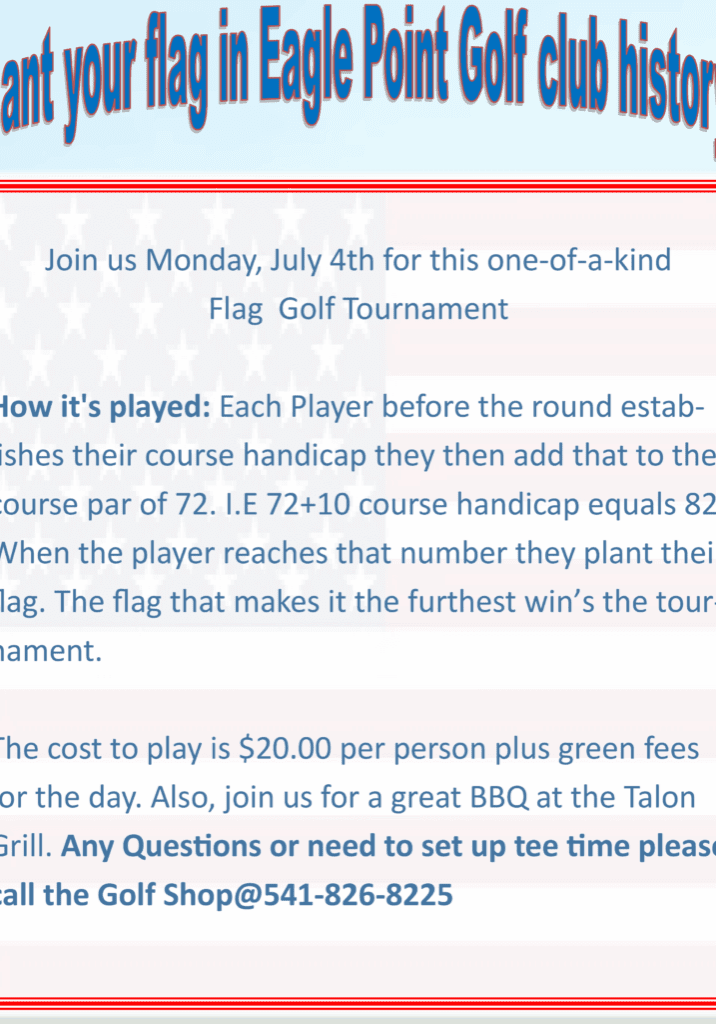 Revised Flag Day Tournament